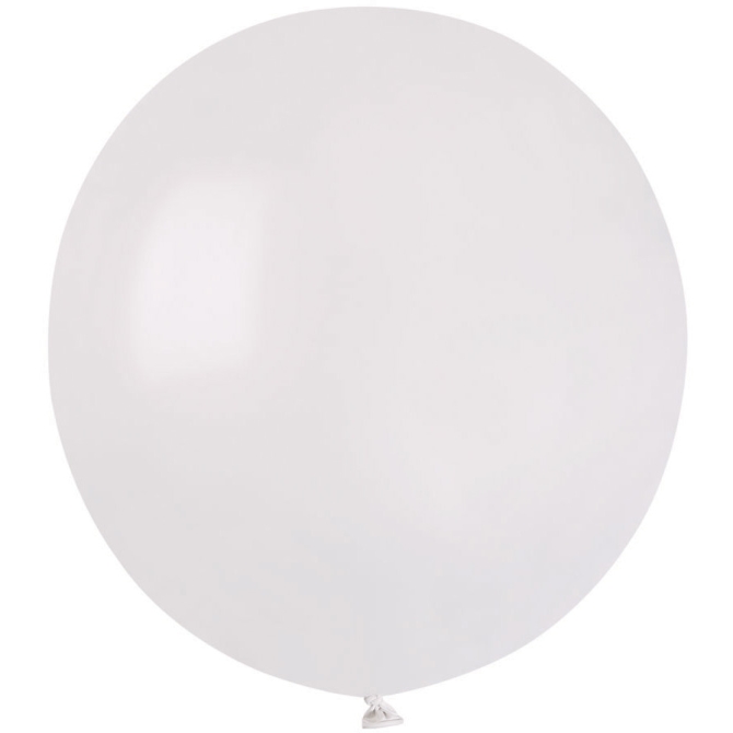 10 palloncini bianchi madreperla 48cm 