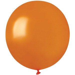 10 palloncini arancioni madreperla Ø48cm