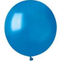 10 palloncini blu madreperla 48cm