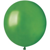10 palloncini verdi madreperla 48cm