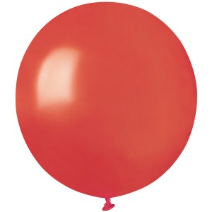 10 palloncini rossi madreperla Ø48cm
