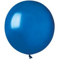 10 palloncini blu reale madreperla 48cm