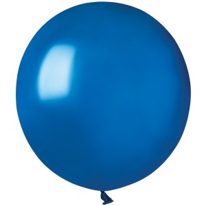 10 palloncini blu reale madreperla Ø48cm