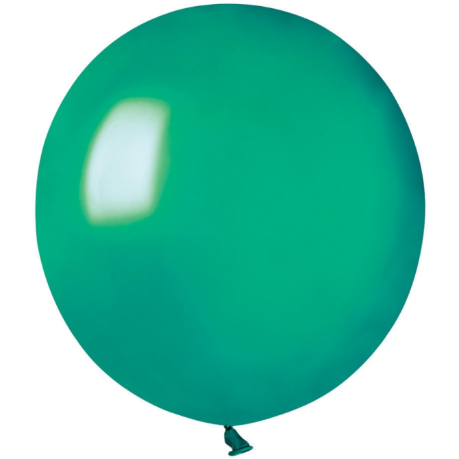 10 palloncini verde abete madreperla 48cm 