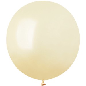 10 palloncini avorio madreperla Ø48cm
