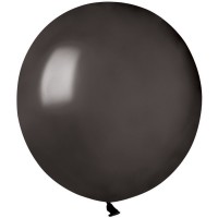 10 palloncini neri madreperla 48cm