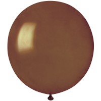 10 palloncini marroni madreperla 48cm