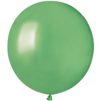 10 palloncini verde menta madreperla 48cm