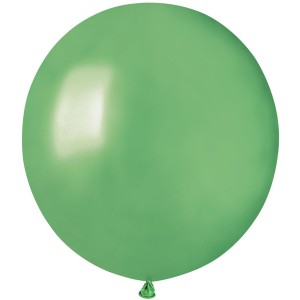 10 palloncini verde menta madreperla Ø48cm