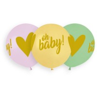 3 Palloncini Oh Baby  48 cm