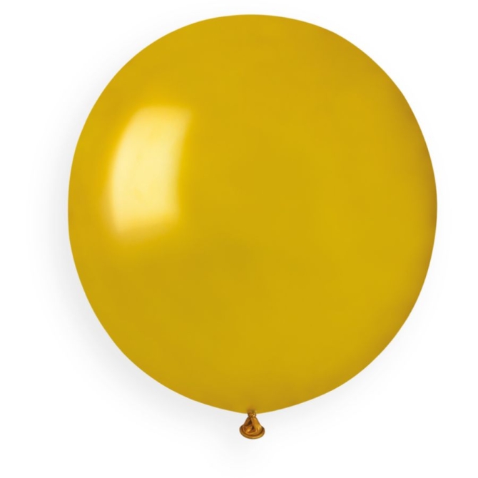 10 Palloncini Oro Perlato  48 cm 