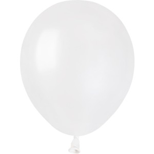 50 Palloncini Bianco Perlato  13 cm