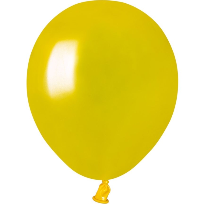 50 Palloncini Giallo Perlato  13 cm 