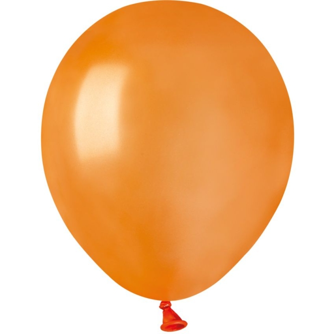 50 Palloncini Arancione Perlato  13 cm 