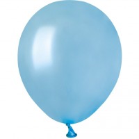 50 Palloncini Azzurro cielo Perlati  13 cm