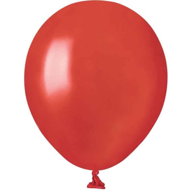 50 Palloncini Rosso Perlato  13 cm 