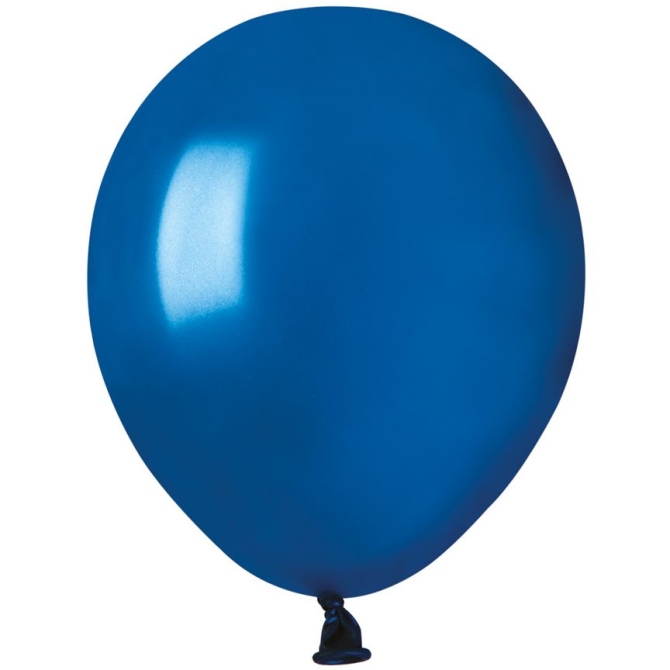 50 Palloncini Blu reale Perlato  13 cm 