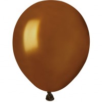50 Palloncini Marrone Perlato  13 cm