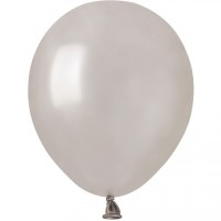 50 Palloncini Argento Perlato  13 cm