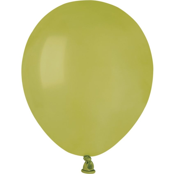 50 Palloncini verde oliva Opachi 13cm 