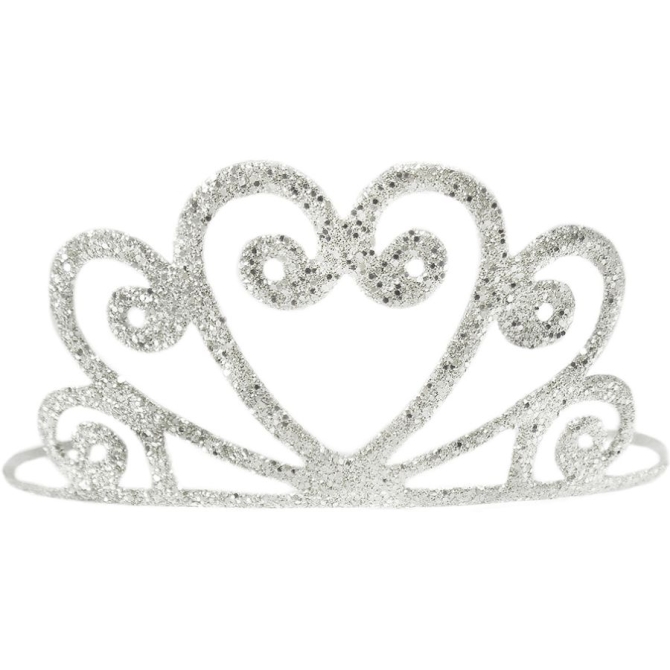 Tiara scintillante d argento 