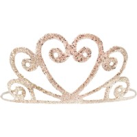 Tiara scintillante d'oro