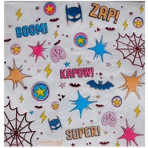 20 Asciugamani con stelle dei supereroi