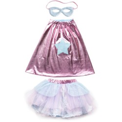 Travestimento Tut supereroina rosa / azzurro - Taglia 4-6 anni. n1