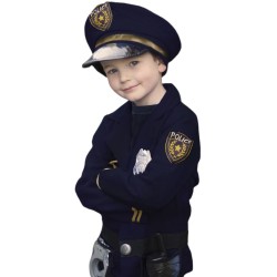 Set di travestimenti da agente di polizia Taglia 5-6 anni. n1