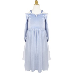 Costume da principessa in velluto blu