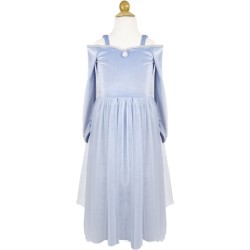 Costume da principessa in velluto blu. n7