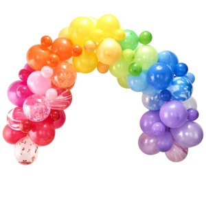 Kit Arco di 85 Palloncini - Arcobaleno