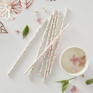 25 Cannucce Fiori - Rose Gold