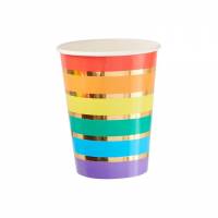 8 Bicchieri Arcobaleno