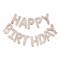 Ghirlanda Ballons Happy Birthday (4 m) - Rose Gold images:#0