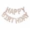 Ghirlanda Ballons Happy Birthday (4 m) - Rose Gold images:#0