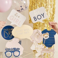 Kit Cornice Photo Booth Baby Shower - It s a Boy It s a Girl ?. n1