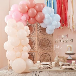 Kit Arco di 75 Palloncini - Bohemien Pastello