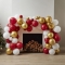 Arco di palloncini di Natale - Rosso e oro images:#0
