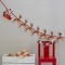 Ghirlanda Slitta di Babbo Natale images:#1