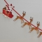 Ghirlanda Slitta di Babbo Natale images:#2