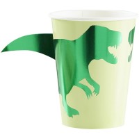 8 Bicchieri Dinosauro
