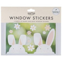 Decori per finestra Coniglietti di Pasqua. n2
