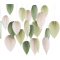 Ghirlande foglie a ventaglio - Verde salvia e crema images:#1