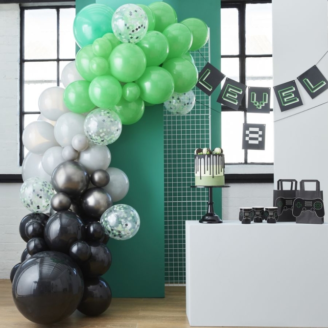 Kit Arco di 70 Palloncini Gaming Party 