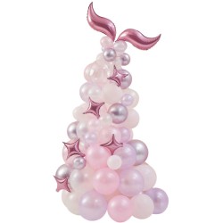 Kit Arco di 72 Palloncini Coda da Sirena. n°1