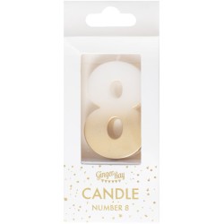 Candela numero 8 - Umbra Oro. n°2
