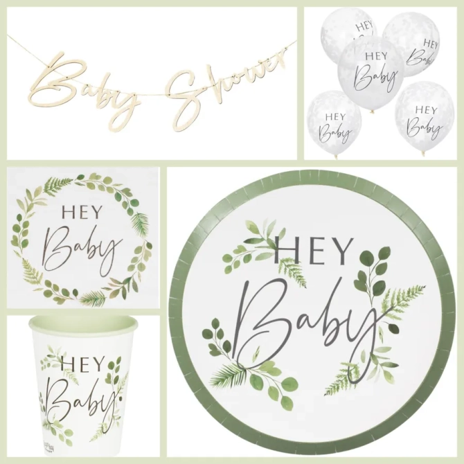 Grande scatola per feste botanica Hey Baby 