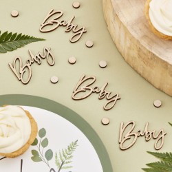 Coriandoli di legno Botanical Hey Baby. n°2
