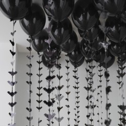 Kit per la decorazione del soffitto - Decorazioni con palloncini e pipistrelli. n1